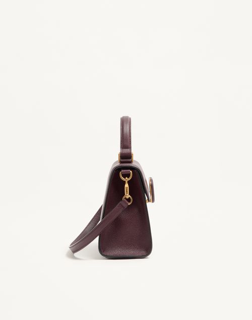 Valentino Garavani - Small Vsling Grainy Calfskin Handbag - Rubin - Woman - Top Handle Bags